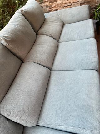 Sofá chaise longue con arcón y asientos extensible
