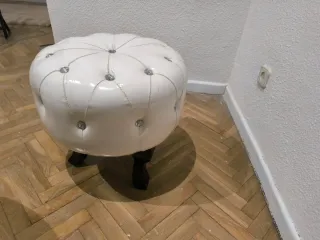 Puff Banco Chesterfield Blanco