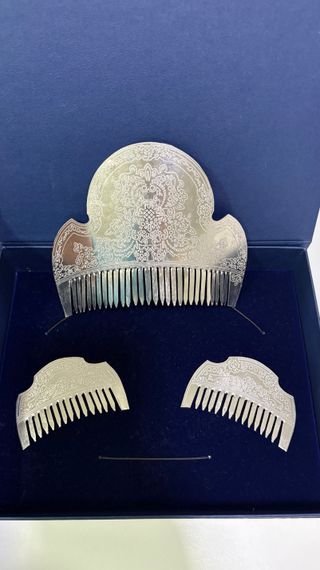 Peinetas Fallera Niña Plata