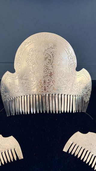 Peinetas Fallera Niña Plata