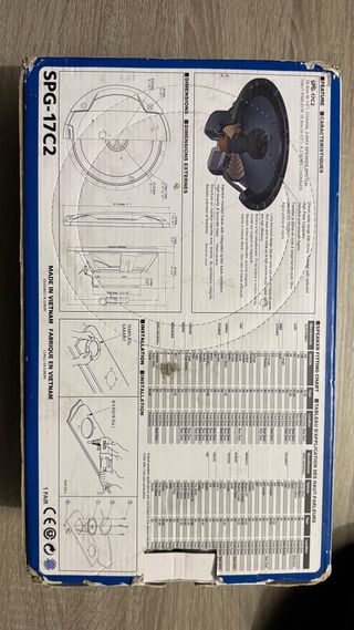 Altavoces Alpine SPG-17C2 240W