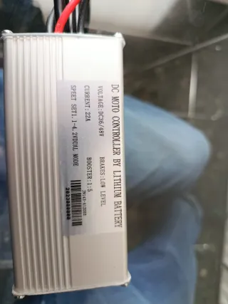 Controladora Ebike-Moto Brushless 500W 36-48V DUAL