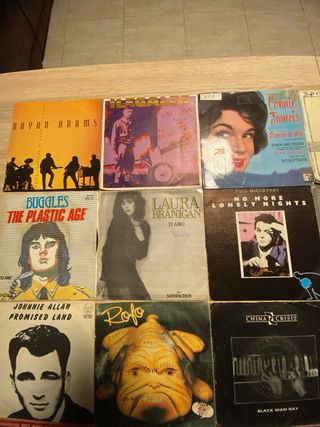 Lote Vinilos Pop Rock , de los 80 Discoteca.Lote 6