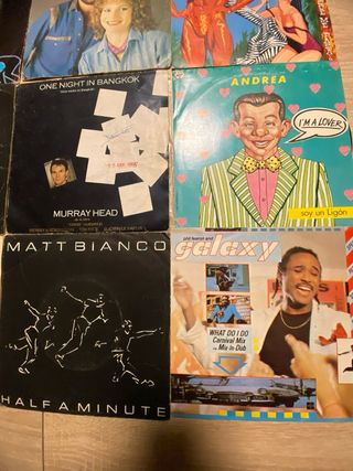 Lote Vinilos Pop Rock , de los 80 Discoteca.Lote 6