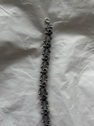 Pulsera eslabones calaveras
