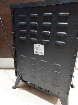 Estufa electrica con efecto llama