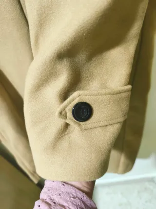 Abrigo de Invierno Beige Mujer