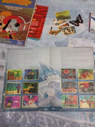 Álbumes de cromos antiguos