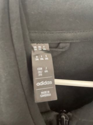 Chándal Olympique Lyonnais Adidas Negro