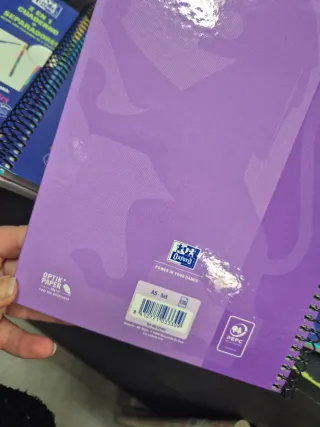 7 Cuadernos Oxford 2 en 1 con separadores A5