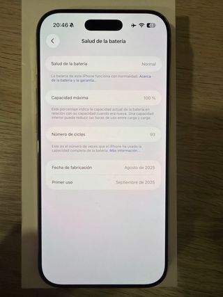 iPhone Air (nuevo) 100%