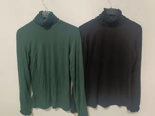 Camiseta térmica cuello rizado