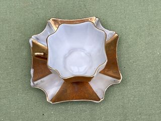 Taza Demitasse Vintage Porcelana Japonesa Oro