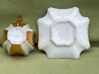 Taza Demitasse Vintage Porcelana Japonesa Oro