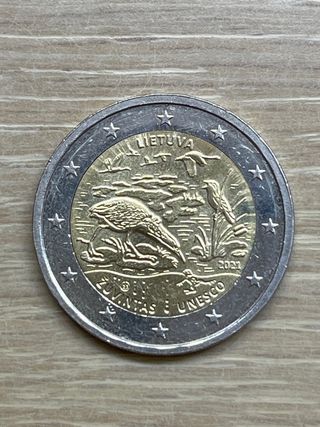 Moneda de 2€ Lituania 2021 UNESCO