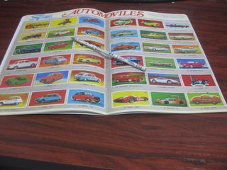 AUTOS LOCOS ALBUM DE CROMOS IMPRESOS NUEVO HANNA B