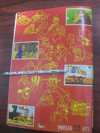 AUTOS LOCOS ALBUM DE CROMOS IMPRESOS NUEVO HANNA B