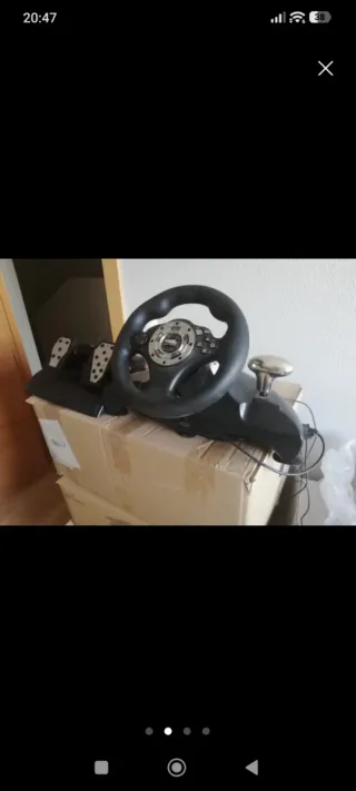 Volante y Pedales Speed Racer para PS3/PC