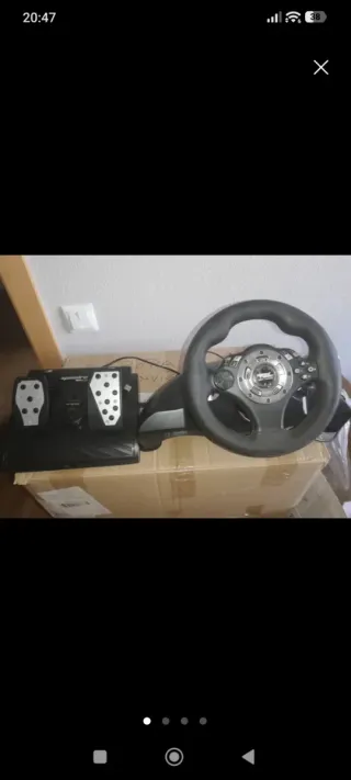 Volante y Pedales Speed Racer para PS3/PC