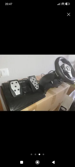 Volante y Pedales Speed Racer para PS3/PC