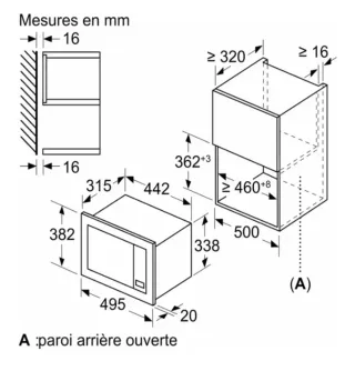 Microondas Bosch Serie 2 BFL523MB3F NUEVO