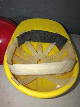 Lote de 3 cascos de seguridad para obra