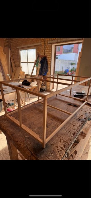 Jaula Codornices Madera