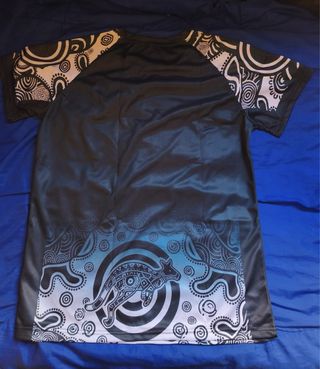 Camiseta Australia Wallabies Rugby Diseño Aborigen