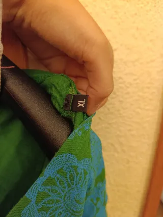 Vestido corto Desigual Verde