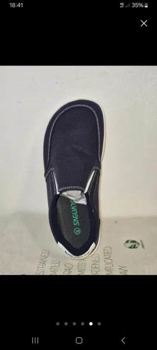 Saguaro Relax V Talla 36. Azul. Unisex. Barefoot