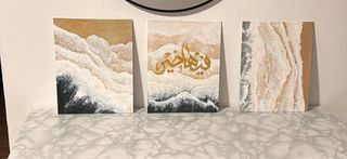 Tríptico Lienzo Mar Ola