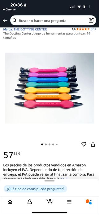 Arte.Herramientas de puntillismo Dotting Tools