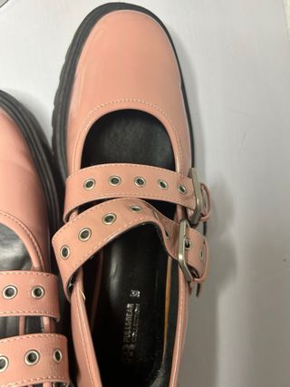 Mocasines Pull Rosa Charol