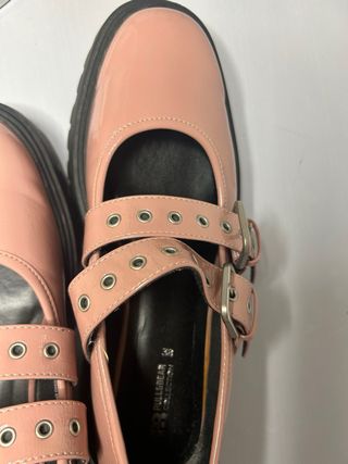 Mocasines Pull Rosa Charol