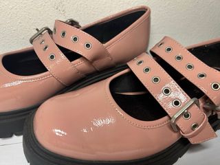 Mocasines Pull Rosa Charol