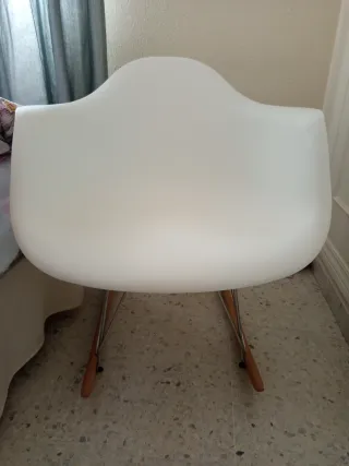 Sillón balancín lactancia blanco