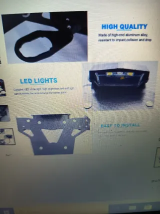 Soporte Matrícula Corto Z900