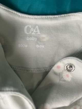 Conjunto ropa bebé floral 50cm(1mes)