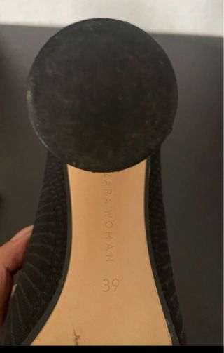 Botines Tacón Metálico Mujer Negros