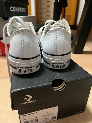 Converse blancas plataforma