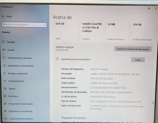 Ordenador Fujitsu i3-2130 8GB RAM
