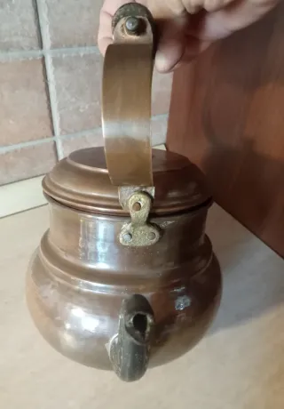 Bollitore antico in rame anni '70