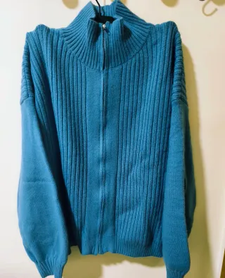 Suéter de Invierno para Hombre Azul