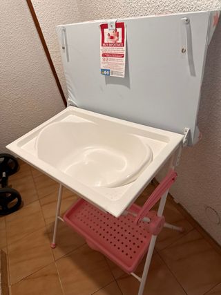 Bañera y cambiador para bebé