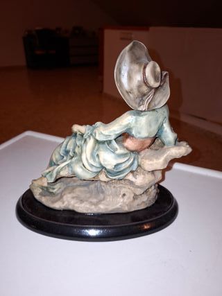 Pareja figuras resina pastores portugueses