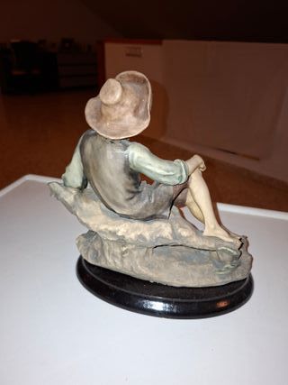 Pareja figuras resina pastores portugueses