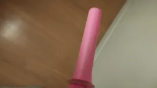 Paraguas automático rosa