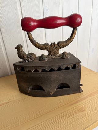 Plancha antigua decorativa gallo