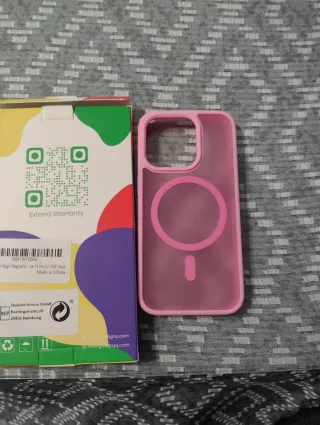 Funda iPhone 15 Pro Rosa Magnética