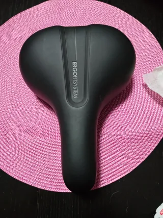 Sillín de bicicleta ERGOFITSYSTEM negro